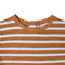 Light Brown With White Stripped KID'S SUMMER TEE
