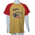 Grab Fashion Tough Monster Musterd & Red Kid's Summer Tee