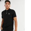 GrabFashions Classic Collar Jet Black Polo Shirt