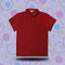 Red Club Collar Kids Pique Polo Shirt KID'S SUMMER TEE