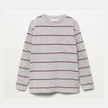 Kids Sustainable Cotton Long Sleeves Striped T-Shirt