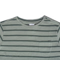 Grab Fashions Sage Green Striped T-Shirt
