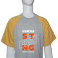 Grab fashion Stay strong Grey & Musterd Arms Graphic Kid's Summer Tee