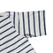 Grab Fashions Men's Grey & Blue Stripe T Shirt