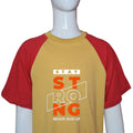 Grab Fashion Stay strong Musterd & Red Kid's Summer Tee