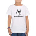 Grab Fashions spiderman WHITE Graphic Kid's Summer Tee