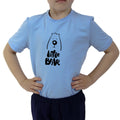 Grab Fashion LITTLE BEAR SKY BLUE Graphic Kid's Summer Tee