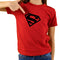 GRAB FASHION superman RED GRAPHIC KID'S SUMMER TEE