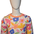 All Over Floral Terry All Printed Graphic Frock Girls Winter Collection