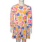 All Over Floral Terry All Printed Graphic Frock Girls Winter Collection