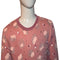 Light Pink Terry All Printed Graphic Frock Girls Winter Collection